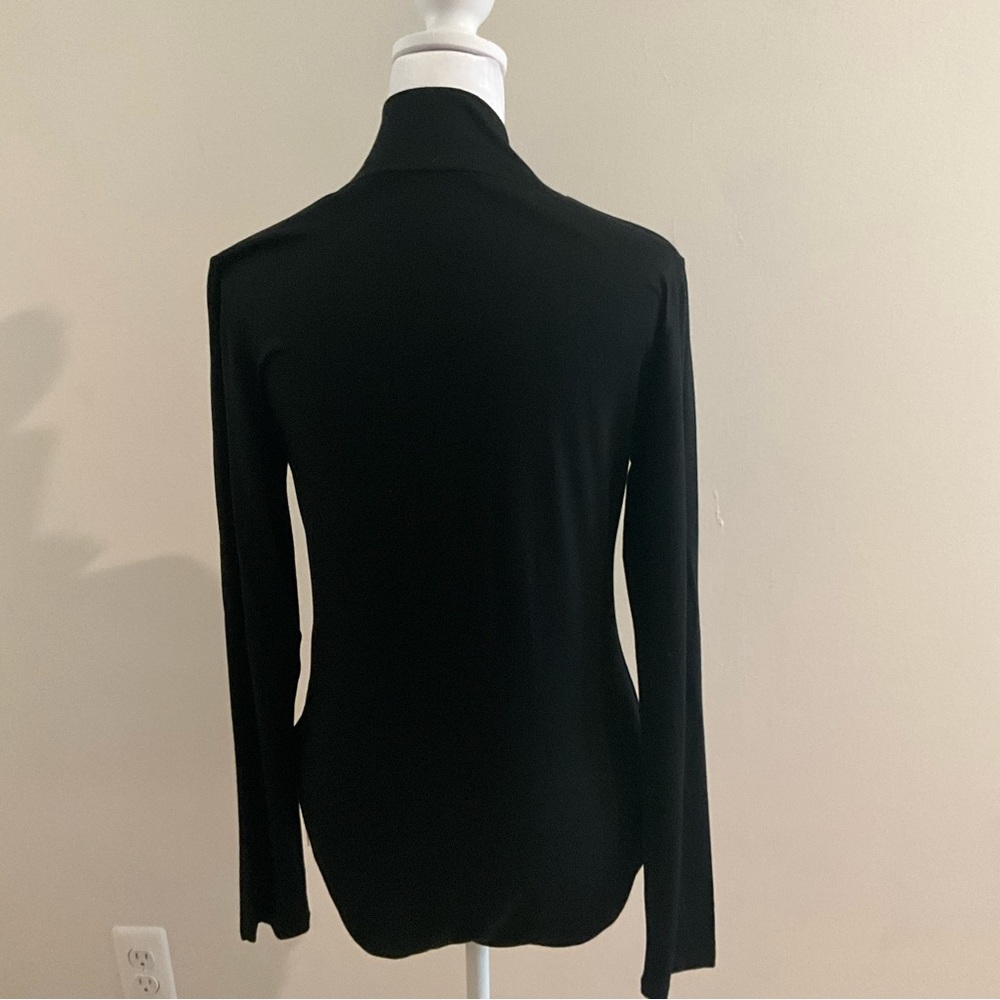 MANGOPOP COLLECTION NWT SOFT LONG SLEEVE MOCK TURTLE NECK WASHABLE BODY SUIT